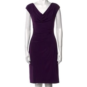 NWT Ralph Lauren Cowl Neck Knee-Length Dress